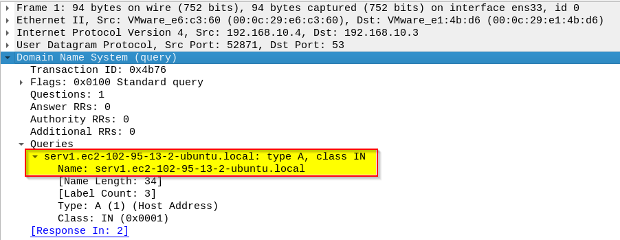C2 domain name resolution